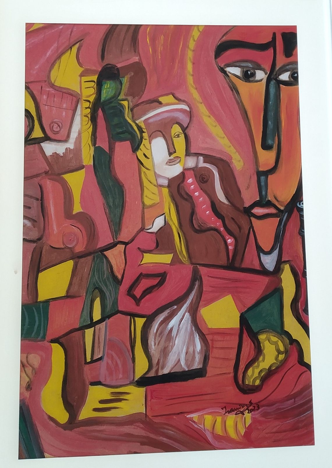 inspiração  na echarpe