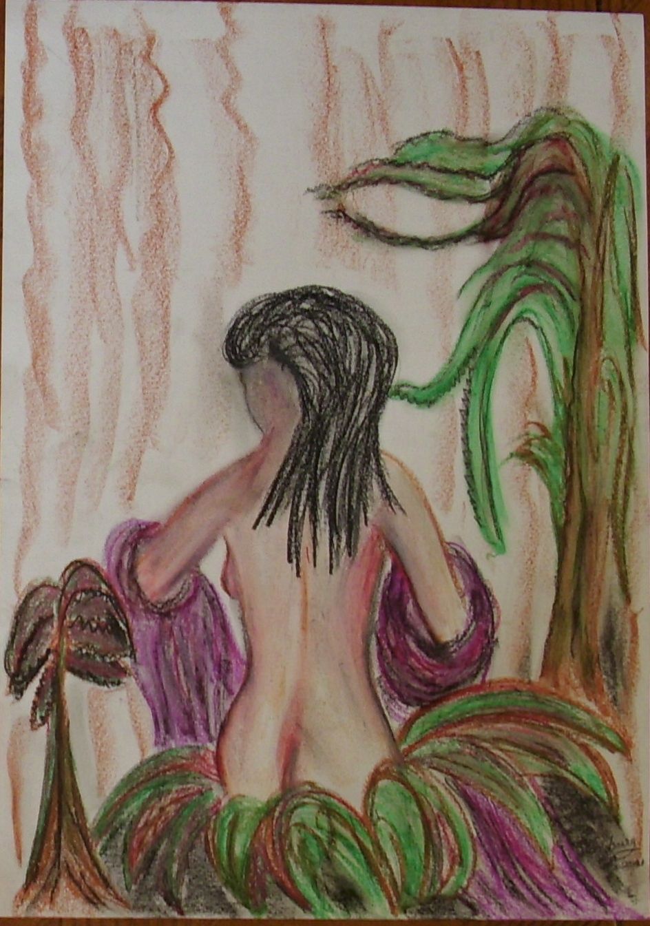 Nu com planta carnívora