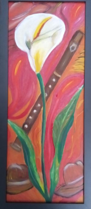 copo de leite com flauta